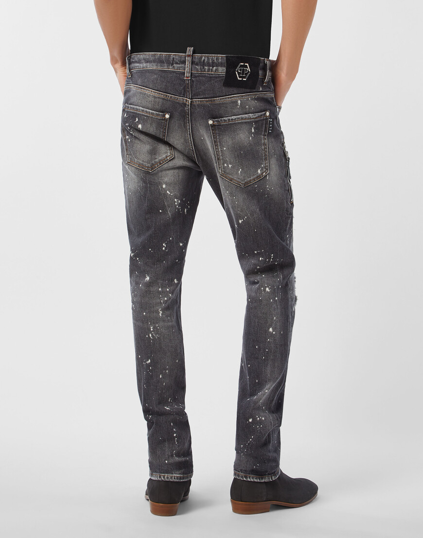 джинсы прямые и зауженные  FAEC-MDT4141-PDE004N_02MW купить с доставкой