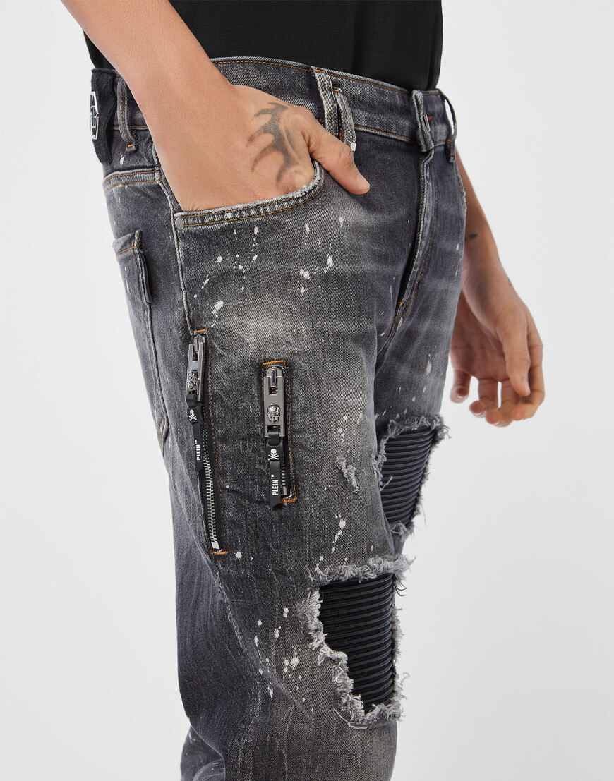 джинсы прямые и зауженные  FAEC-MDT4141-PDE004N_02MW со скидкой