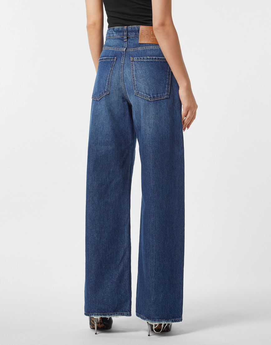 широкие джинсы  FAEC-WDT2829-PDE004N_14ME купить с доставкой