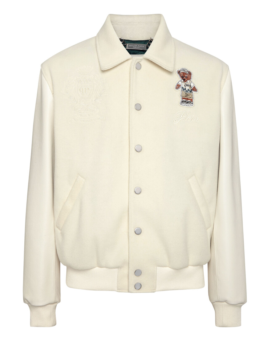 бомбер  от бренда philipp plein вид слева