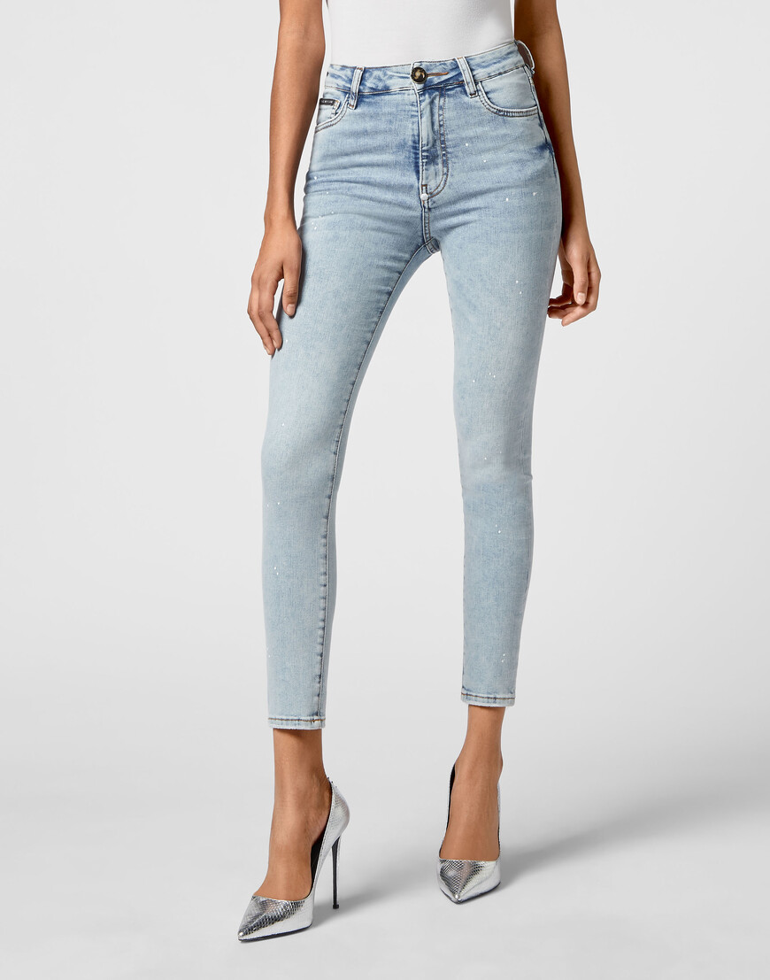 

Скинни Philipp Plein, Голубой