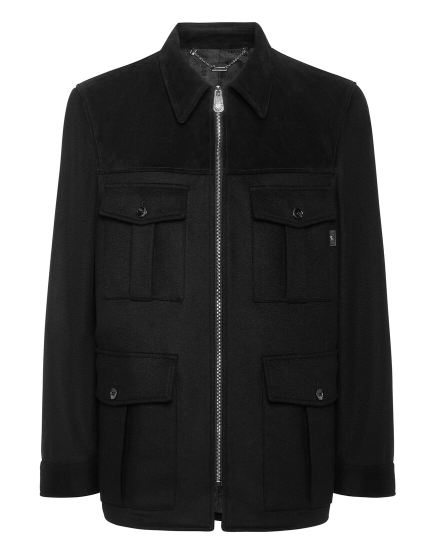 куртка  от бренда billionaire вид слева