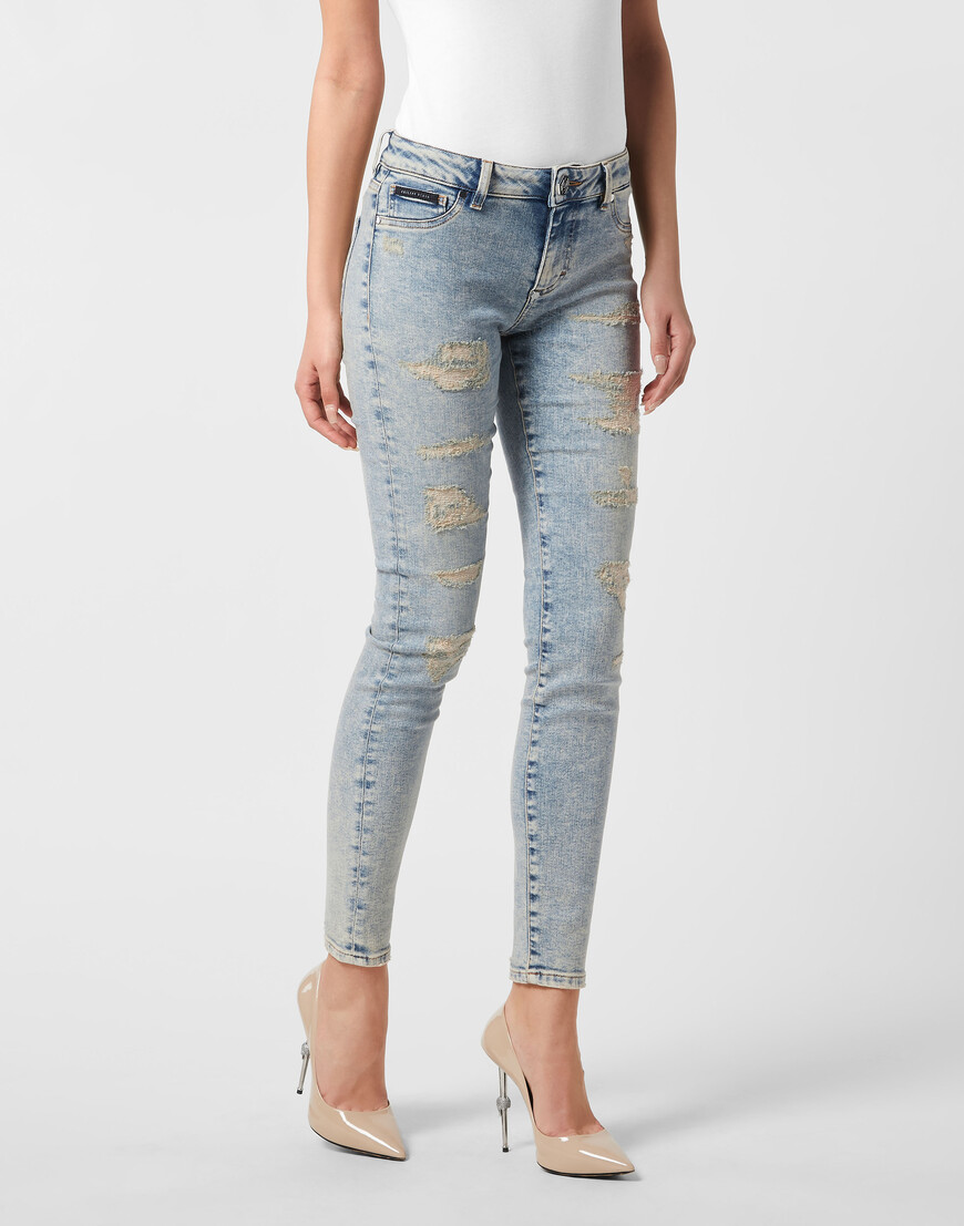 джинсы с высокой посадкой  PAEC-WDT2731-PDE004N_07UT купить с доставкой