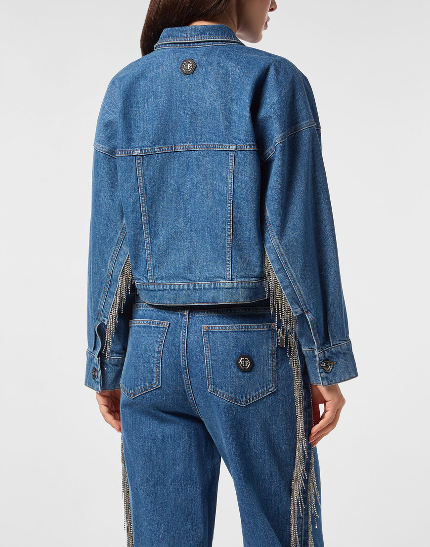 джинсовая куртка  FAEC-WDB0659-PDE004N_72MC купить с доставкой