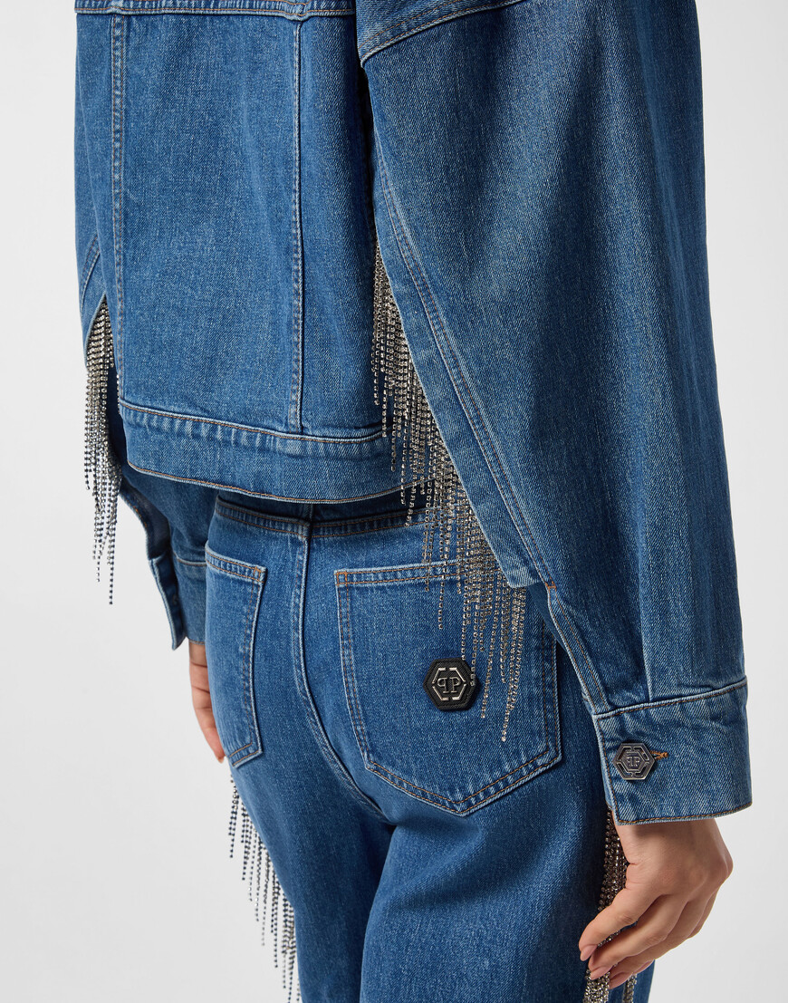 джинсовая куртка  FAEC-WDB0659-PDE004N_72MC со скидкой