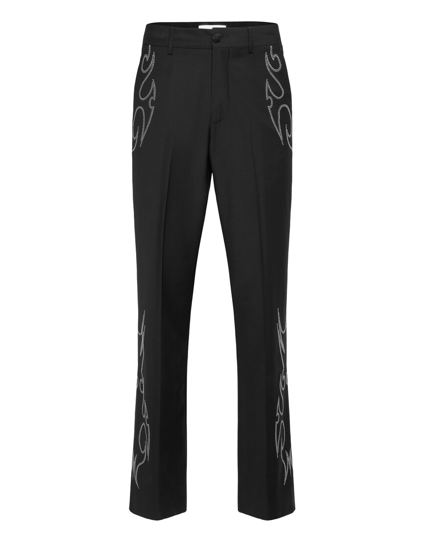 брюки  от бренда philipp plein вид слева