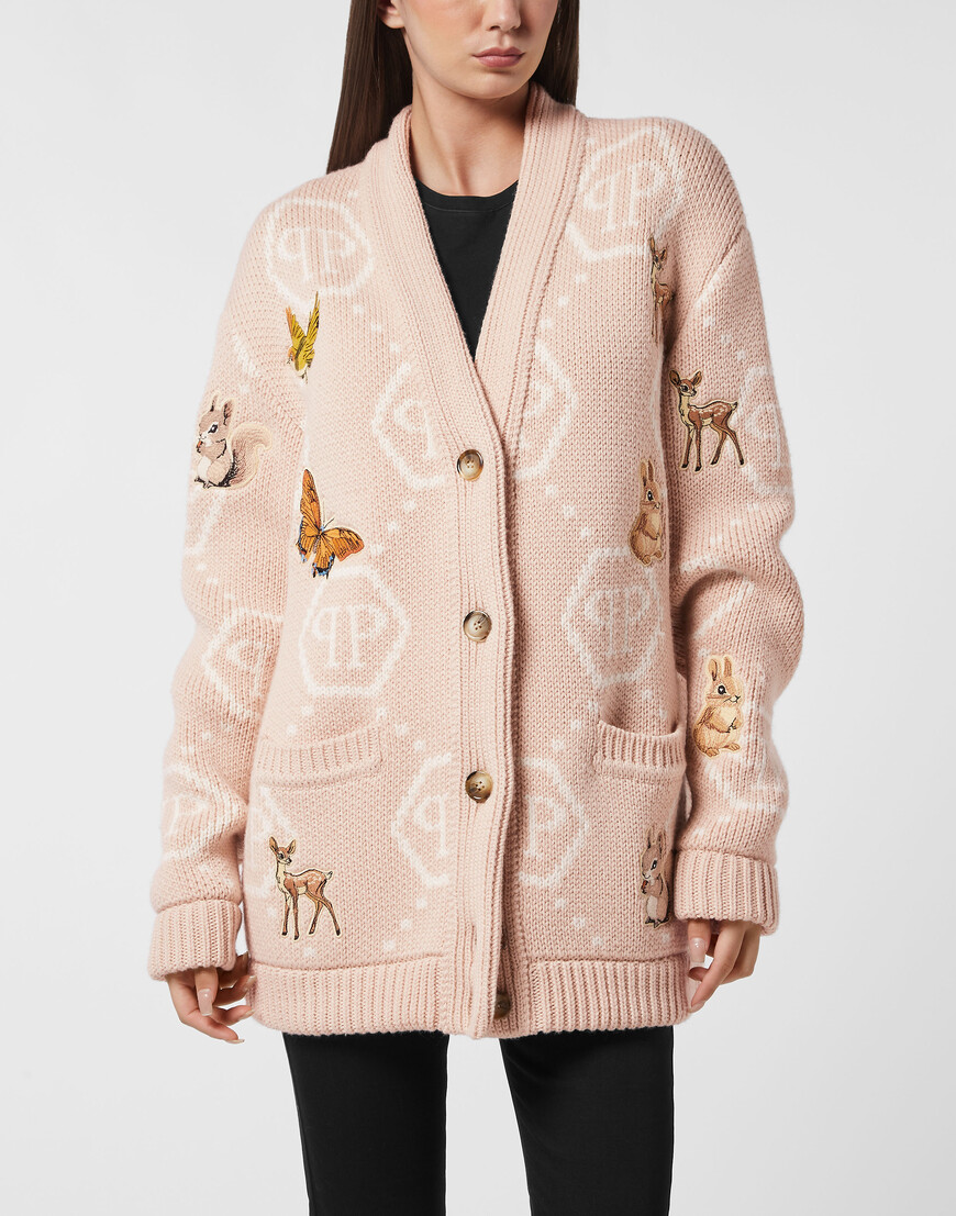 кардиган  AAEC-WKQ0161-PTE003N_06 купить с доставкой