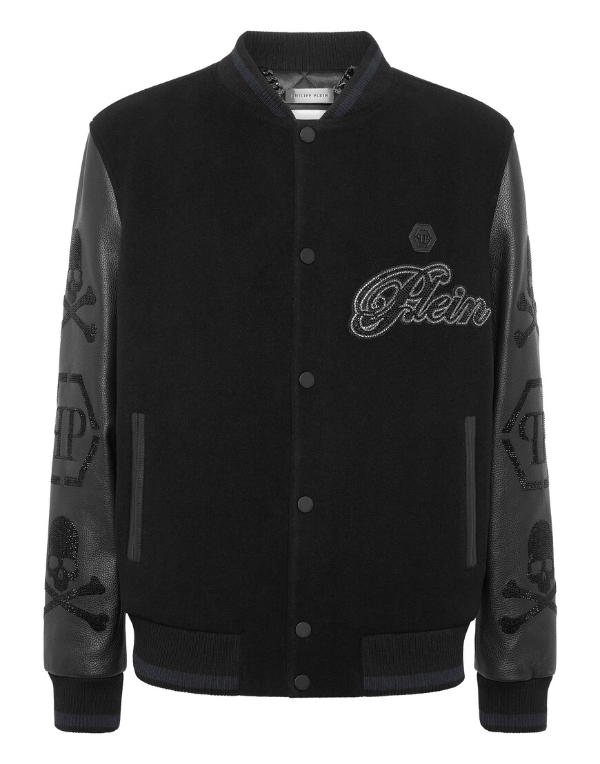 бомбер  от бренда philipp plein вид слева