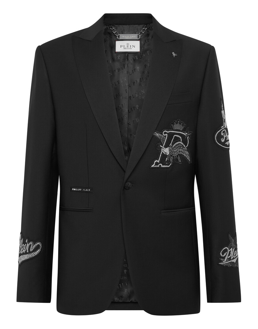 пиджак классический  от бренда philipp plein вид слева