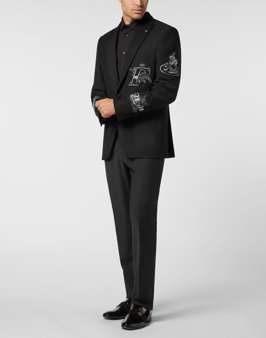 пиджак классический  из проверенных материалов спереди