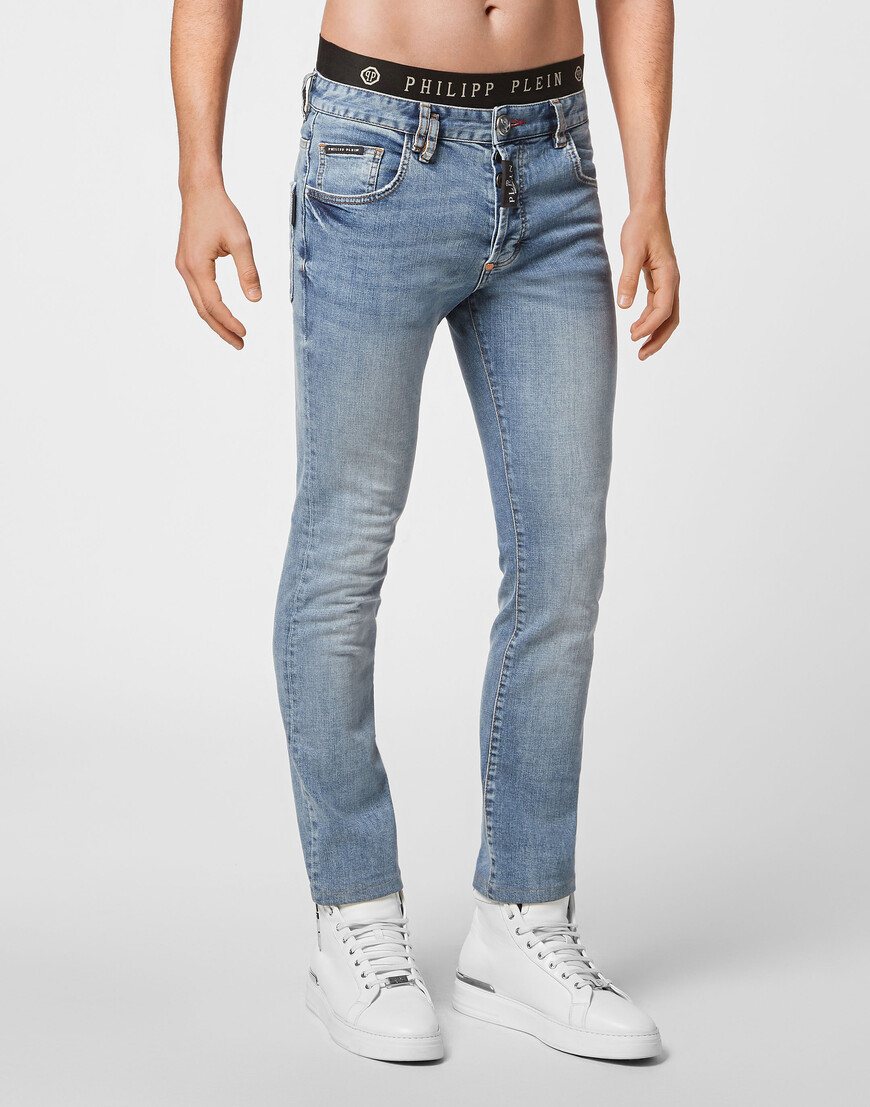 

Скинни Philipp Plein, Синий