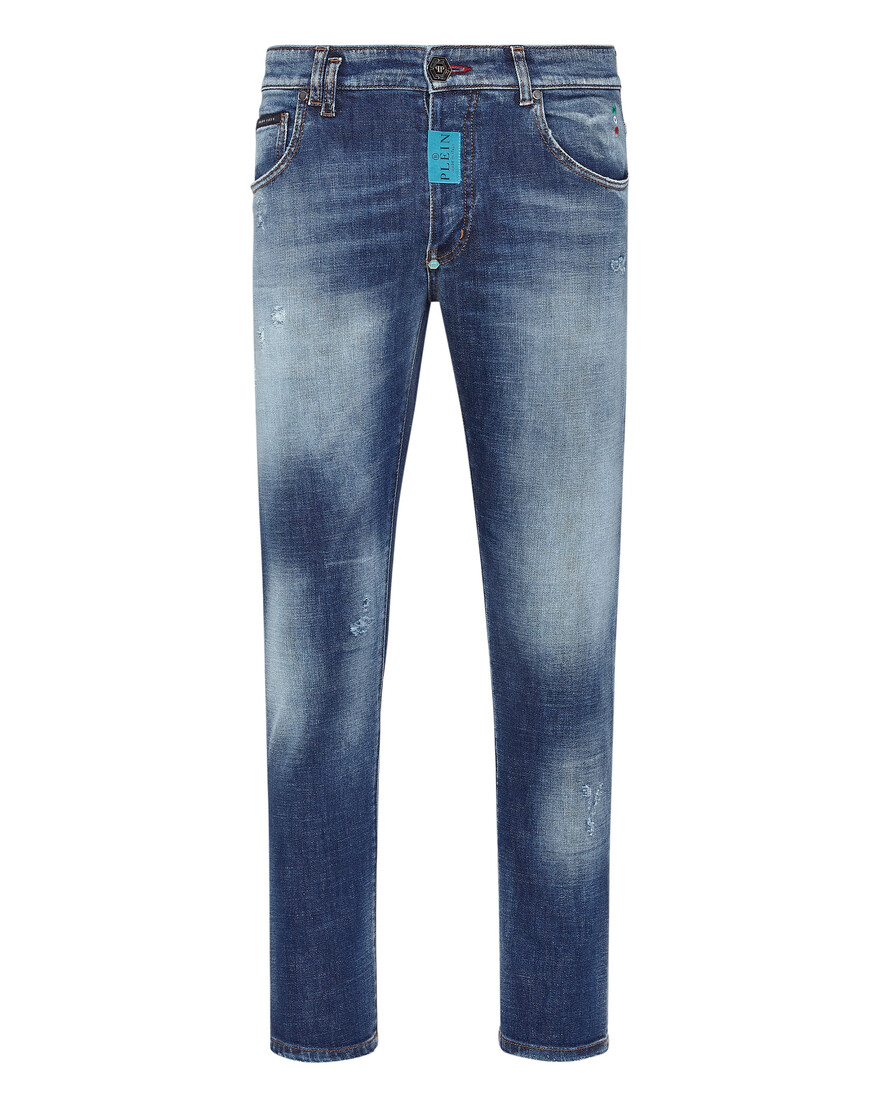 

Скинни Philipp Plein, Синий