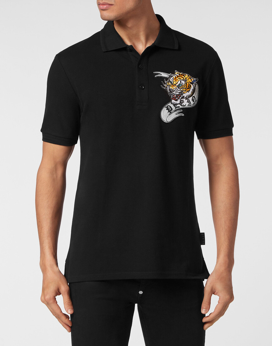 

Поло Philipp Plein, Черный