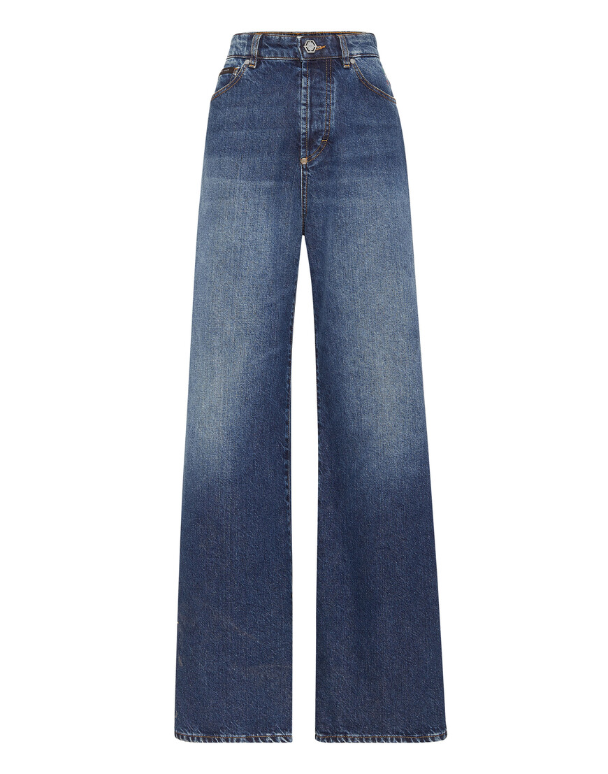 

Широкие Джинсы Philipp Plein, Синий