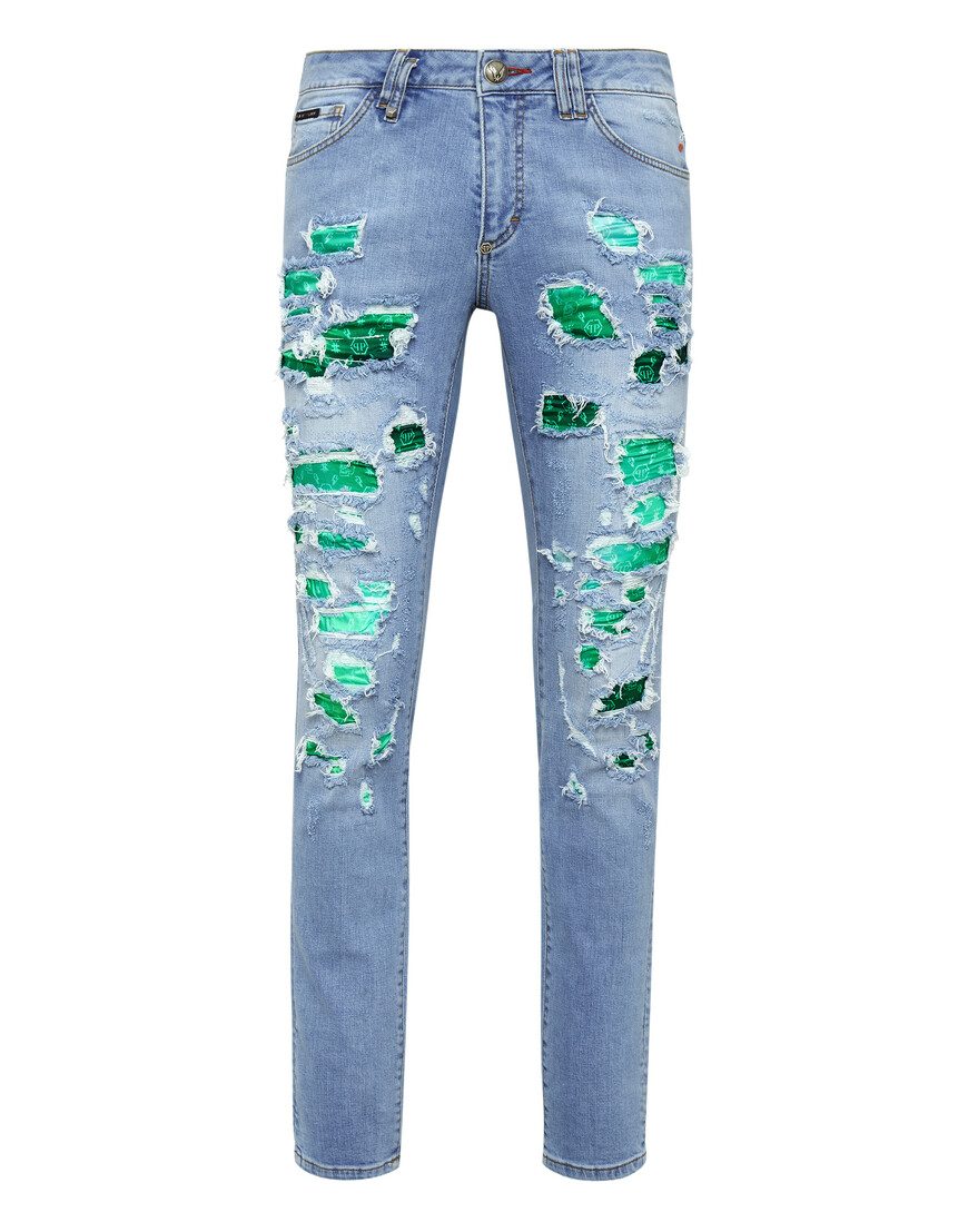 

Джинсы Зауженные Philipp Plein, Голубой