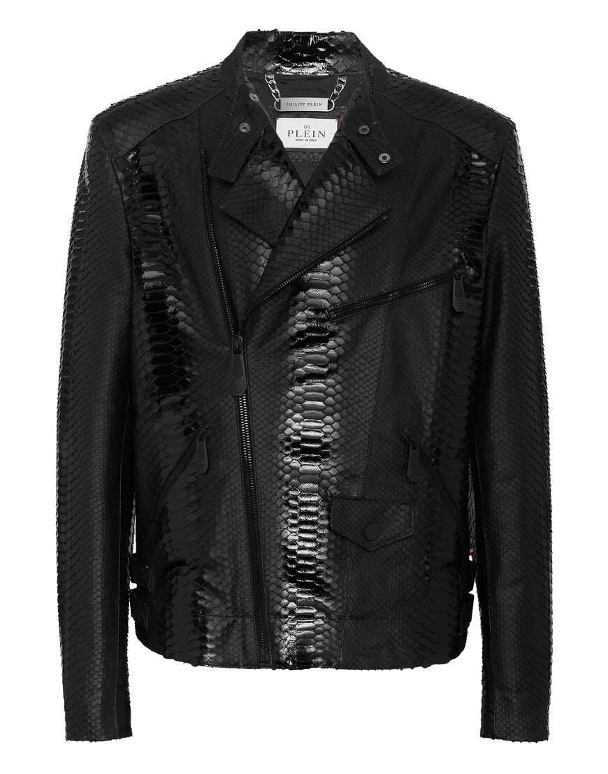 

Кожаная Куртка Philipp Plein, Черный