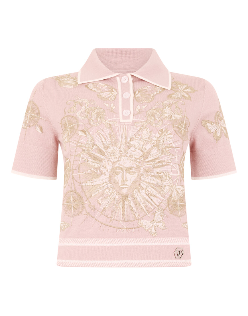 

Поло Philipp Plein, Розовый
