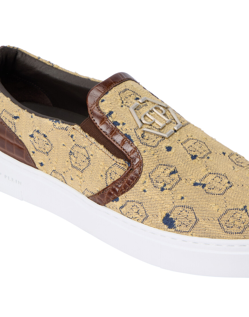 

Слипоны Philipp Plein, Коричневый