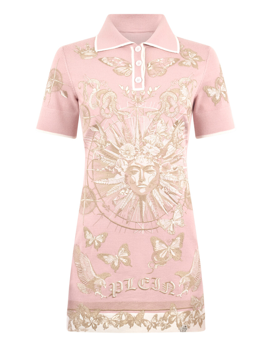 

Трикотажное Платье Philipp Plein, Розовый
