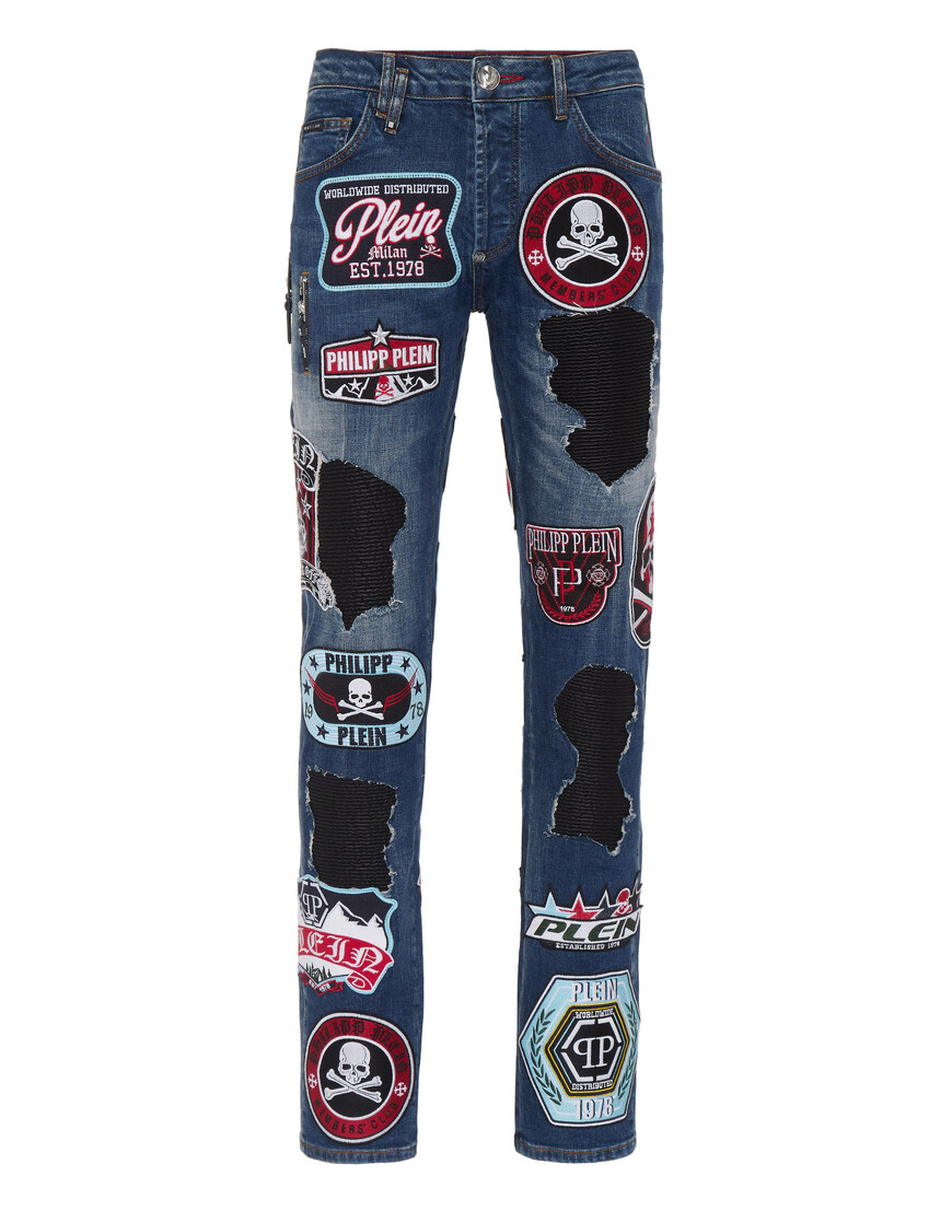 

Джинсы Прямые Philipp Plein, Синий