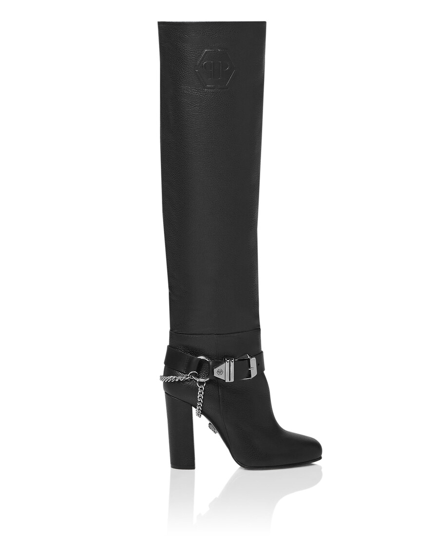 

Ботфорты Philipp Plein, Черный