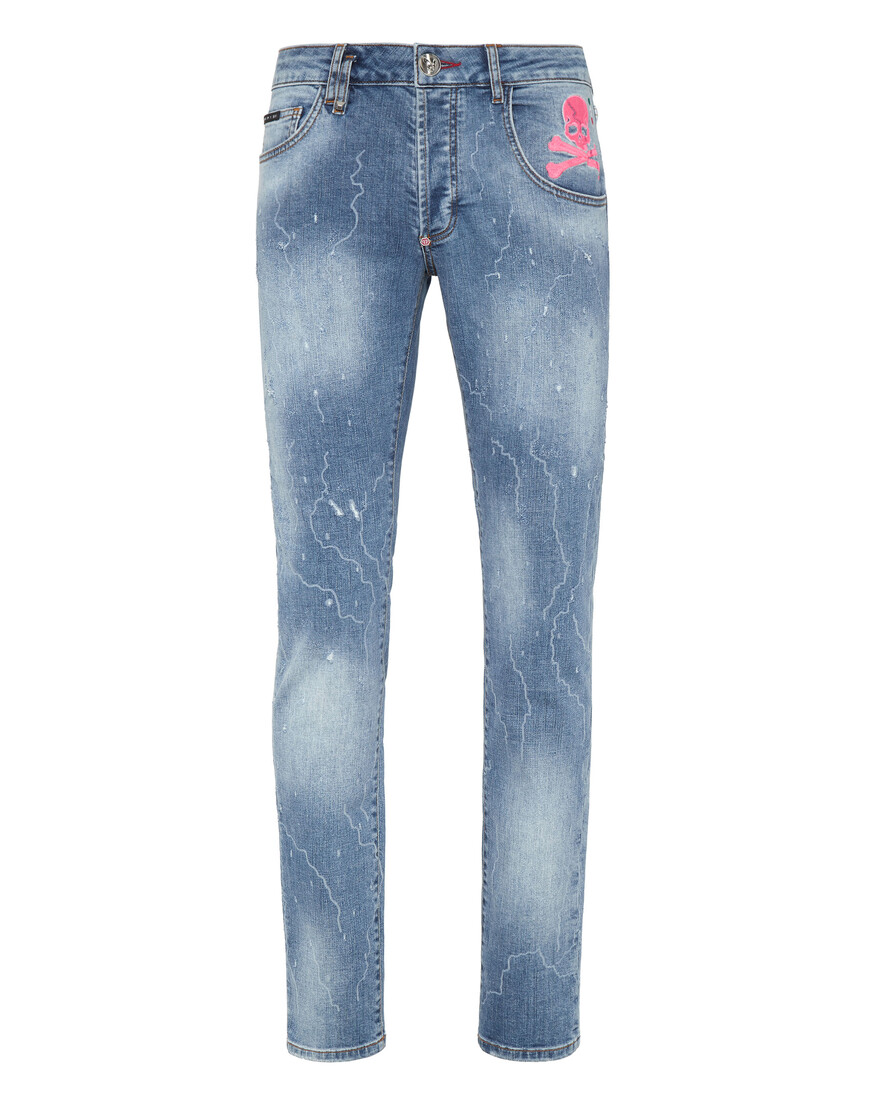 Джинсы Прямые Philipp Plein
