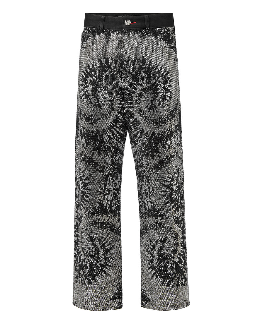 Джинсы С Высокой Посадкой Philipp Plein