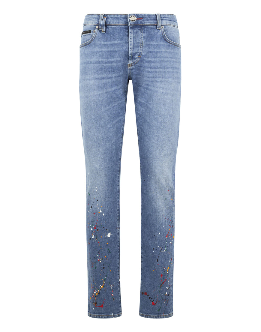Джинсы Прямые Philipp Plein