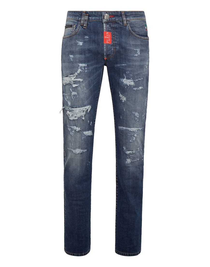 Джинсы Прямые Philipp Plein