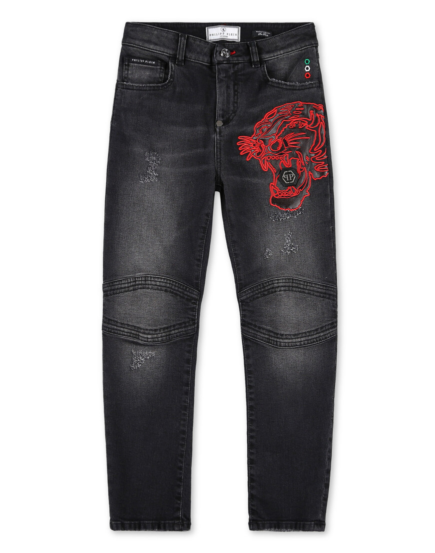 Джинсы Зауженные Philipp Plein