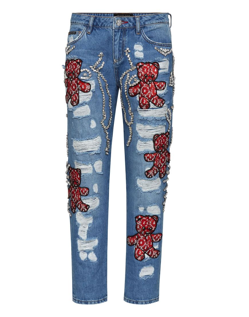 Джинсы Бойфренды Philipp Plein