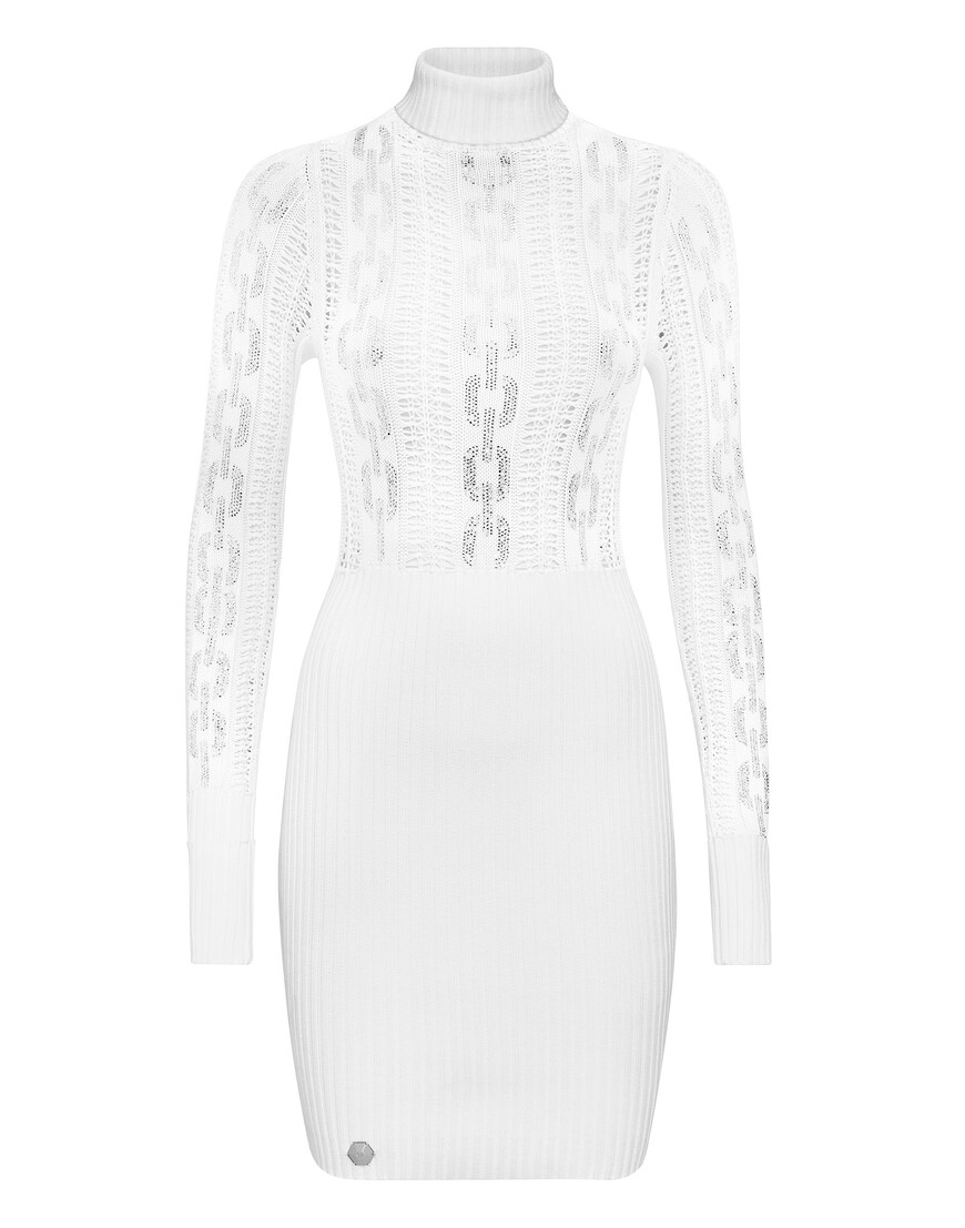Трикотажное Платье Philipp Plein