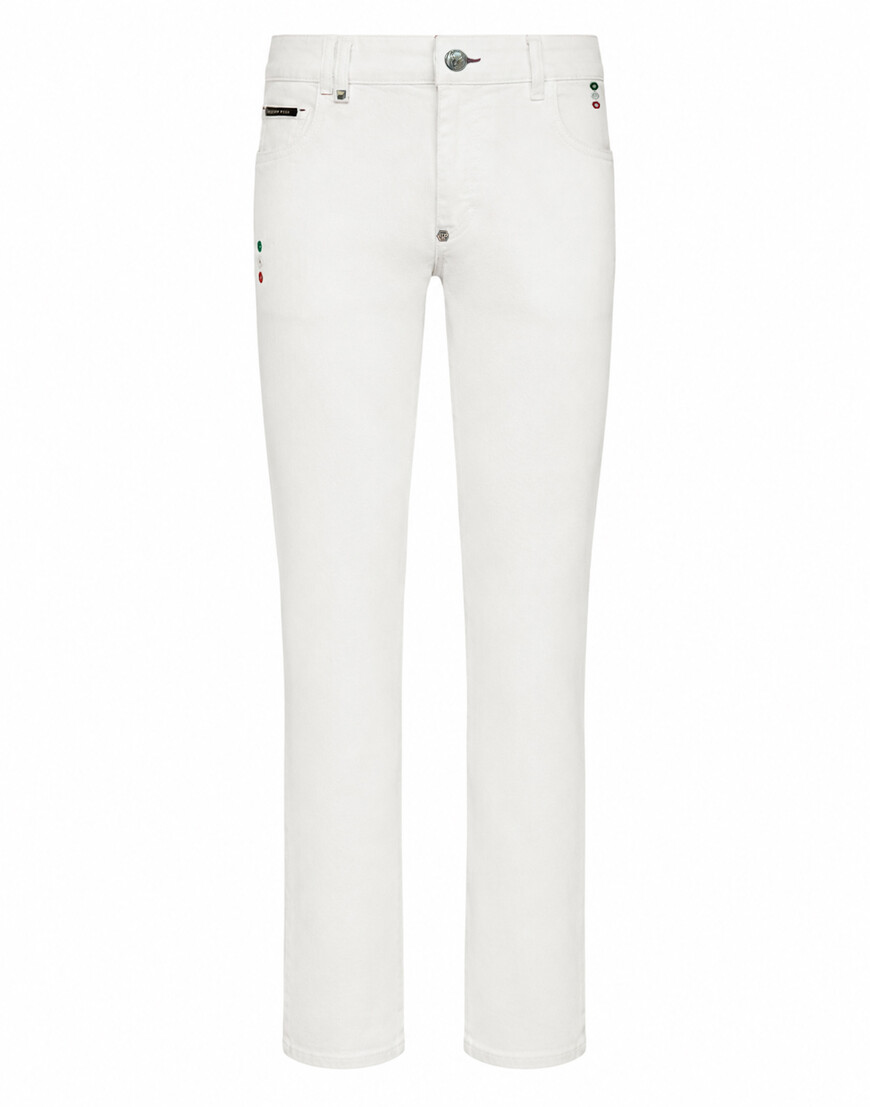 Джинсы Зауженные Philipp Plein